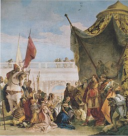 La Famille de Darius devant Alexandre, Giambattista Tiepolo, 1743.