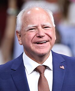 Tim Walz vuonna 2024.