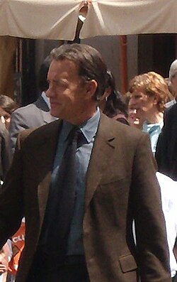herec Tom Hanks jako Robert Langdon