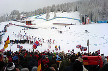 Massenstart 15 km in Cesana San Sicario