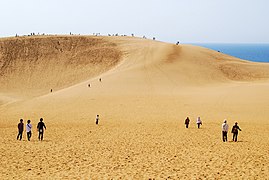 Les dunes de sable de Tottori.