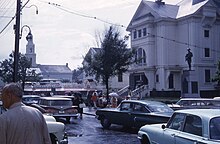 Town Hall and Cafe Poyant, 1961