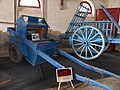 Tractomètre et charrette à foin au Haras national de Lamballe (photo perso, prise en collaboration avec la direction Ouest IFCE)