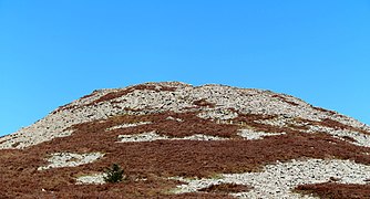 Tre'r Ceir (best preserved hillfort in Europe, built 200 BC) from Garn Ganol; April 2022 39.jpg