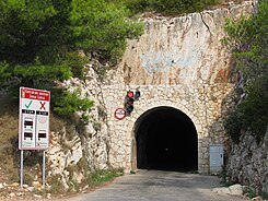 Južna strana tunela