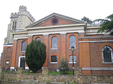 St Mary's, Twickenham where Ogle was buried