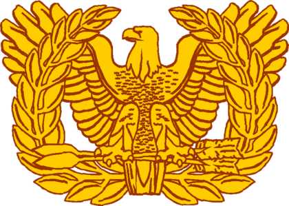 Former U.S. Army warrant officer branch insignia, called the "Eagle Rising"—used from 1920 to 2004—[5] and is still used informally to represent the warrant officer cohort