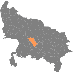 Localisation de District d'Unnaoउन्नाव ज़िला