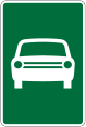 Vienna Conv. road sign E6a-V2