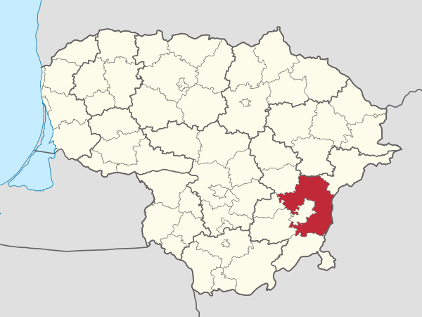 Vilnius district in Lithuania.svg