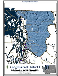 Washingtons 1st congressional district U.S. House district in northwestern Washington