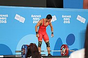 Deutsch: Gewichtheben bei den Olympischen Jugendspielen 2018; Tag 2, 10. Oktober 2018; Jungen 62 kg English: Weightlifting at the 2018 Summer Youth Olympics at 8 October 2018 – Boys' 62 kg