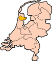 Den orange regionen er Vestfriesland