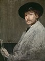 安排灰色：画家肖像（1872年），惠勒斯自畫像