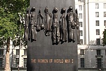 Monument to the Women of World War II in London, United Kingdom Women of World War II.jpg