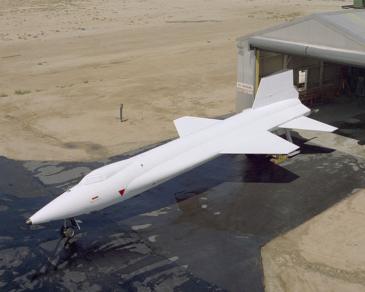 File:X-15A-2 is rolled out of the paint shop after having the full scale ablative applied.jpg