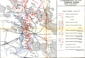 Map of the battle