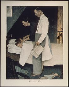 Freedom from Fear from painter Norman Rockwell, c. 1943 "Freedom from Fear" - NARA - 513538.jpg