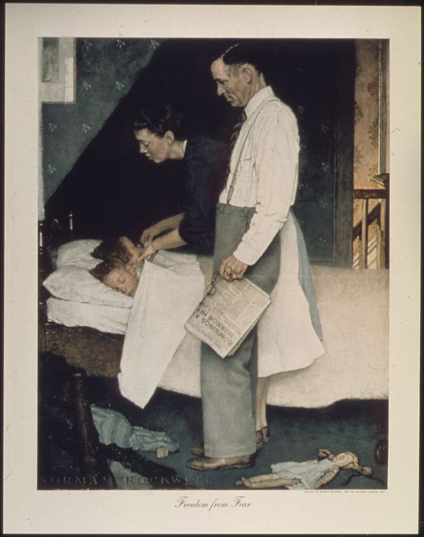 Freedom from Fear from Norman Rockwell, 1943