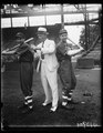 "Old Fox" teaches twin nephews fine points national pastime, Washington, D.C., August 11. Additions to Clark Griffith's "bargain counter" Washington ball club in 1942 will no doubt be these LCCN2016878359.tif