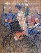 Au Café by Louis Valtat 1904 - Palm Beach, Collection David E. Weisman et Jacqueline E. Michel