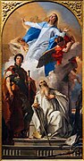 The Virgin in Glory with Saints George and Romuald by Giambattista Tiepolo - Gallerie Accademia