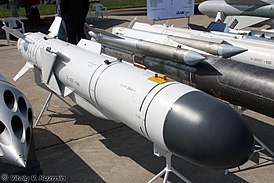 Противокорабельная ракета Х-35Э. Крыло в сложенном состоянии. МАКС-2009