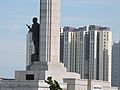 ソ連軍紀念塔と銅像