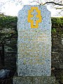 Le Tréhou : stèle commémorative (résistants tués lors des combats du 16 août 1944).