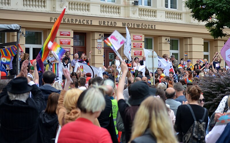 File:02018 0761 Podkarpacki Urząd Wojewódzki, Equality march in Rzeszów.jpg