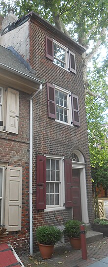 134 Elfreth's Alley, Philadelphia 134 Elfreth's Alley.JPG