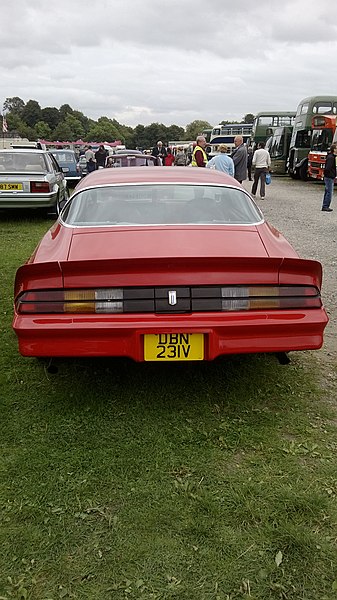 File:1980 Chevrolet Camaro (Rear view).jpg