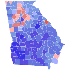 1998 Georgia Lieutenant gubernatorial election.svg