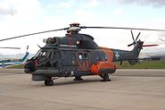 AF AS.332 Super Puma SAR helicopter.
