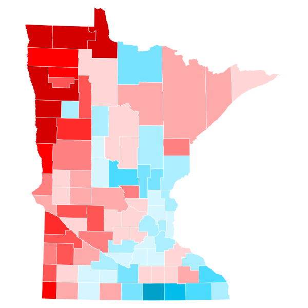 File:2006 Minnesota gubernatorial election trend map by county.svg