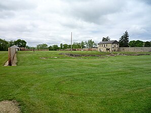 Resterna av Fort Atkinson militärpost