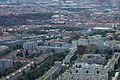 Blick vom Olympiaturm über München.