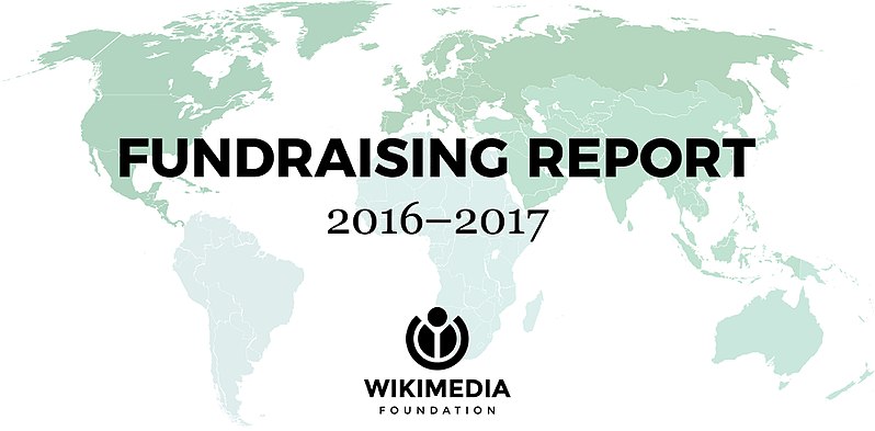 Map of the world for 2016–2017 Fundraising Report
