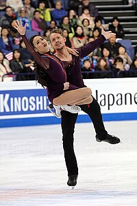 Madison Chock eta Evan Bates, 2017