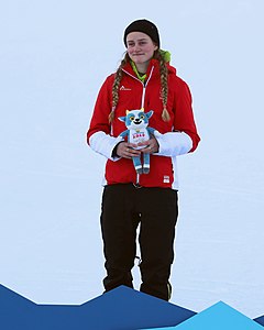 2020-01-18 Snowboard la Jocurile Olimpice de iarnă pentru tineret din 2020 - Slopestyle feminin - Ceremonia mascotelor (Martin Rulsch) 18.jpg