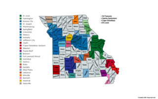 <span class="mw-page-title-main">Missouri statistical areas</span> Missouri statistical areas