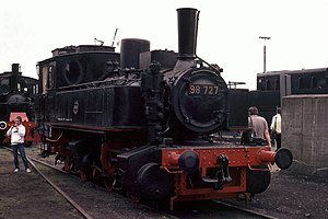 DRG 98 727 en Bochum-Dahlhausen (1985)