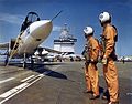 A3J-1 with crew on USS Enterprise (CVAN-65) 1962.jpg