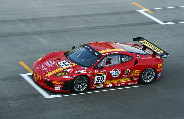 One of AF Corse's Ferrari F430 GT2s.