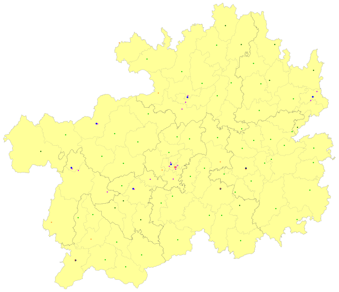 Administrative Division Guizhou.svg