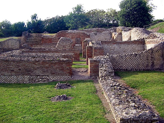 Ruins of Aeclanum, a Roman town in Irpinia district