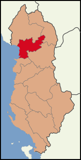 Albania location Lezhë.svg