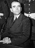 Albert Speer ved Nürnbergprocessen i 1946