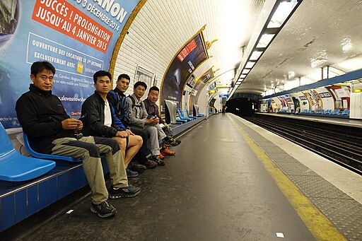 Alma - Marceau metro station, Paris 3 October 2014