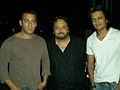 Koch is with Salman Khan and Riteish Deshmukh in Mumbai in 2011.